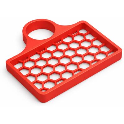 OEM Porta Spugna Per Rubinetto, Organizer Per Lavello Ventilato Rosso OEM Porta Spugna Per Rubinetto, Organizer Per Lavello Ventilato Rosso