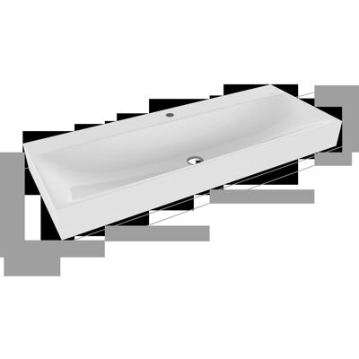 Lavabo da appoggio Kaldewei Silenio - 1200x460mm - Design Moderno Lavabo da appoggio Kaldewei Silenio - 1200x460mm - Design Moderno