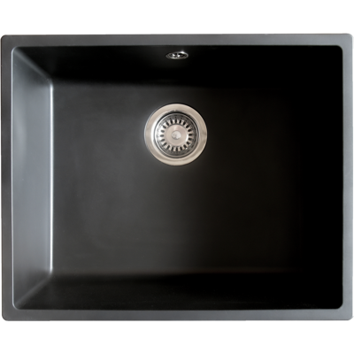 ESSEBAGNO Sierra Lavello A Vasca Singola 54x44 In Resina Nera ESSEBAGNO Sierra Lavello A Vasca Singola 54x44 In Resina Nera