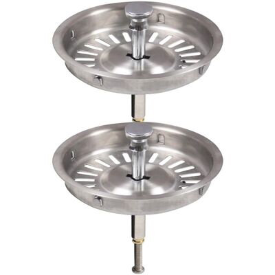 HABITEX Qs229c0022-u Lotto Da 2 Tappi Di Scarico 92 Mm Per Vecchi Lavelli, 9,2 Cm HABITEX Qs229c0022-u Lotto Da 2 Tappi Di Scarico 92 Mm Per Vecchi Lavelli, 9,2 Cm