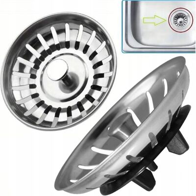 OEM Filtro Per Lavello Da Cucina, Tappo Per Lavello, Sifone, Argento, Teka, Ikea, Franke OEM Filtro Per Lavello Da Cucina, Tappo Per Lavello, Sifone, Argento, Teka, Ikea, Franke