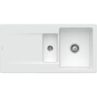 Lavello da Cucina Villeroy & Boch Siluet 60 R Bianco - Resistente Lavello da Cucina Villeroy & Boch Siluet 60 R Bianco - Resistente