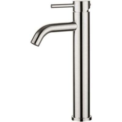 URSUS Rubinetto Per Lavabo Da Bagno, Miscelatore A Bocca Alta, Miscelatore Con Attacco Per Acqua Calda/fredda, Grigio URSUS Rubinetto Per Lavabo Da Bagno, Miscelatore A Bocca Alta, Miscelatore Con Attacco Per Acqua Calda/fredda, Grigio