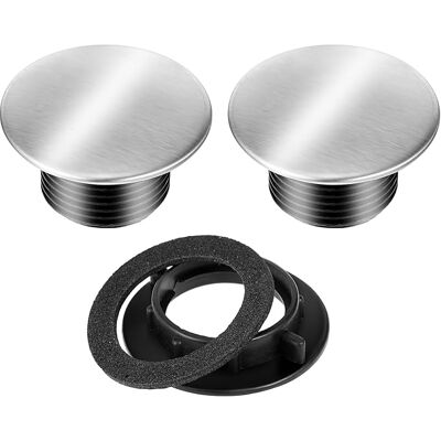 OEM Set Di 2 Coperture Per Fori Del Lavello Da Cucina, Copertura Per Troppopieno Del Lavello, Copertura Per Fori Del Lavello Da Cucina In Acciaio Inox, Copertura Per Fori Del Rubinetto, Copertura Per Lava OEM Set Di 2 Coperture Per Fori Del Lavello Da Cucina, Copertura Per Troppopieno Del Lavello, Copertura Per Fori Del Lavello Da Cucina In Acciaio Inox, Copertura Per Fori Del Rubinetto, Copertura Per Lava