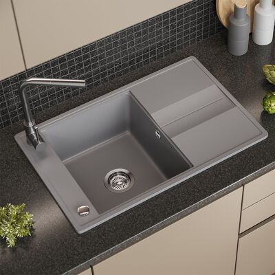 Vicco Lavello Kyoto, Grigio, 78 X 50 Cm, Bergström Vicco Lavello Kyoto, Grigio, 78 X 50 Cm, Bergström