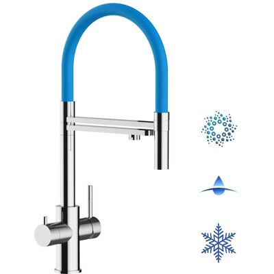 Rubinetto Cucina VIZIO - Girevole a 360°, Cartuccia in Ceramica, 2 Modi - Acciaio Inox Rubinetto Cucina VIZIO - Girevole a 360°, Cartuccia in Ceramica, 2 Modi - Acciaio Inox