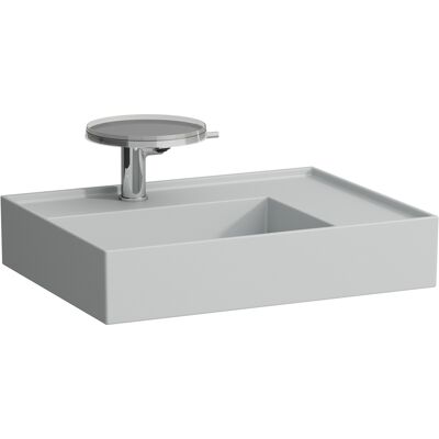 Lavabo Kartell - 600x460 mm, 2 fori, senza troppo pieno, mensola a destra - Lavabo Lavabo Kartell - 600x460 mm, 2 fori, senza troppo pieno, mensola a destra - Lavabo