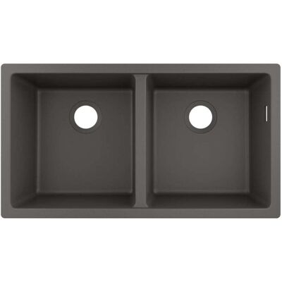 Hansgrohe Modello 43434290 - 2 Vasche - Lavello sottobanco - Grigio pietra Hansgrohe Modello 43434290 - 2 Vasche - Lavello sottobanco - Grigio pietra