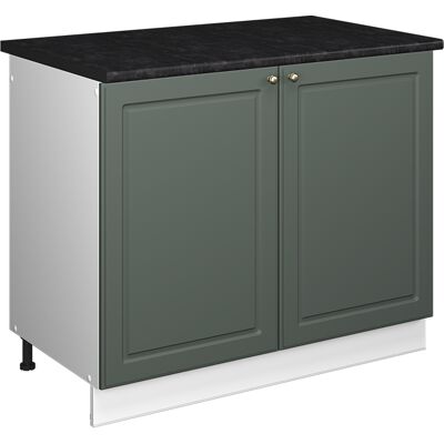 Vicco Mobile Lavello Cucina Fame-line, Verde-oro Rustico/bianco, 100 Cm, Pl Antracite, Vicco Mobile Lavello Cucina Fame-line, Verde-oro Rustico/bianco, 100 Cm, Pl Antracite,