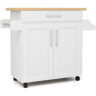 HELLOSHOP26 Isola Da Cucina Mobile 111 X 40 X 90 Cm Con Cassetto E 2 Ripiani Design Pratico In Legno Multistrato Bianco 200017276 HELLOSHOP26 Isola Da Cucina Mobile 111 X 40 X 90 Cm Con Cassetto E 2 Ripiani Design Pratico In Legno Multistrato Bianco 200017276