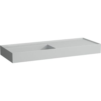 Lavabo Kartell di Laufen - Ceramica Saphir, 1200x460mm, a parete o sotto piano Lavabo Kartell di Laufen - Ceramica Saphir, 1200x460mm, a parete o sotto piano