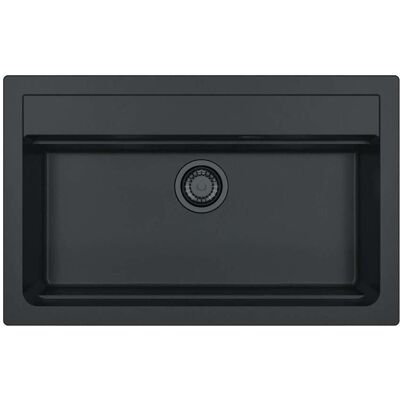 ALVEUS Atrox - Lavello In Granito 79x50 Cm, Deep Black 1149214 ALVEUS Atrox - Lavello In Granito 79x50 Cm, Deep Black 1149214