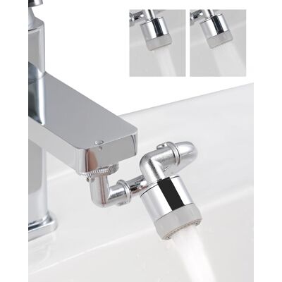 HABITEX Rubinetto Aeratore Girevole 1080°, Aeratore Lavello Con 2 Flussi D'Acqua, Rubinetto Estensibile Multifunzionale 1080°, Filtro Rubinetto Universale, Filettatura Femmina 22mm-2.5gpm HABITEX Rubinetto Aeratore Girevole 1080°, Aeratore Lavello Con 2 Flussi D'Acqua, Rubinetto Estensibile Multifunzionale 1080°, Filtro Rubinetto Universale, Filettatura Femmina 22mm-2.5gpm