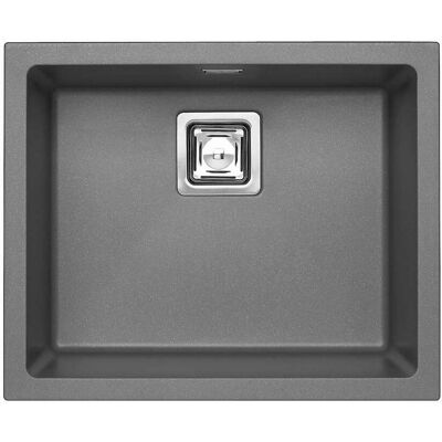 ALVEUS Quadrix Granital - Lavello In Granito 56x46 Cm, Con Comando Dello Scarico, Steel 1108037 - ALVEUS Quadrix Granital - Lavello In Granito 56x46 Cm, Con Comando Dello Scarico, Steel 1108037 -
