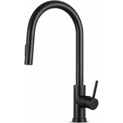 OEM Miscelatore Lavello Inox Nero Con Doccetta Estraibile 58 Cm OEM Miscelatore Lavello Inox Nero Con Doccetta Estraibile 58 Cm