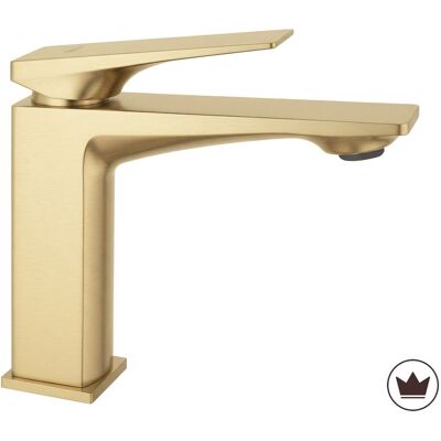 REA Rubinetto Per Lavabo A Libera Installazione In Oro Spazzolato Per Lavabo A Basso Consumo REA Rubinetto Per Lavabo A Libera Installazione In Oro Spazzolato Per Lavabo A Basso Consumo