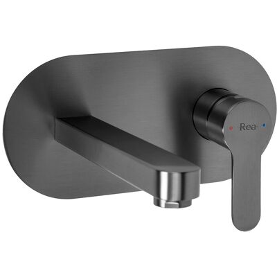REA Rubinetto Del Lavabo A Scomparsa Arcos Titanium REA Rubinetto Del Lavabo A Scomparsa Arcos Titanium