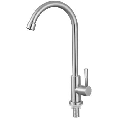 Neptune Rubinetto Da Cucina, Miscelatore Da Cucina In Acciaio Inox, Rubinetto Per Lavello Girevole A 360°, Verticale, Per Lavelli Da Cucina, Giardino (acqua Fredda Singola) Neptune Rubinetto Da Cucina, Miscelatore Da Cucina In Acciaio Inox, Rubinetto Per Lavello Girevole A 360°, Verticale, Per Lavelli Da Cucina, Giardino (acqua Fredda Singola)