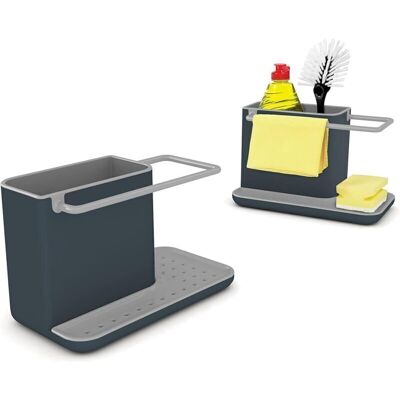 OEM Organizzatore Per Lavello Con Scolapiatti Integrato, Supporto Per Spugna, Spazzola, Detersivo Per Piatti E Panno, Removibile, Misura Standard, Grigio OEM Organizzatore Per Lavello Con Scolapiatti Integrato, Supporto Per Spugna, Spazzola, Detersivo Per Piatti E Panno, Removibile, Misura Standard, Grigio