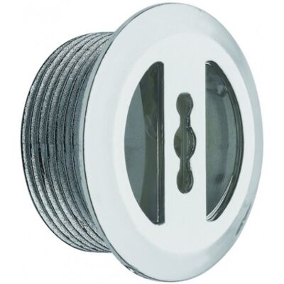 VALENTIN Coperchio Del Troppopieno Cromato Diametro 30, 14 Mm Per Il Lavabo VALENTIN Coperchio Del Troppopieno Cromato Diametro 30, 14 Mm Per Il Lavabo