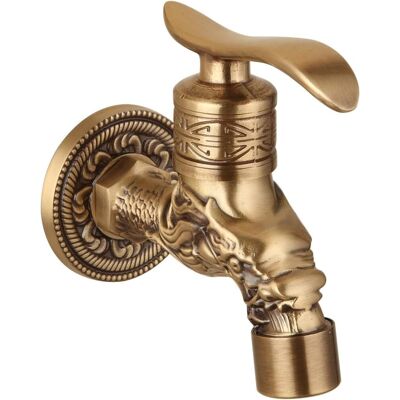 Zone Rubinetto Miscelatore A Parete Per Lavabo Da 1/2 Pollice, In Ottone Rustico Zone Rubinetto Miscelatore A Parete Per Lavabo Da 1/2 Pollice, In Ottone Rustico