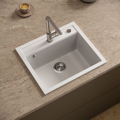 Vicco Lavello Paris, Bianco, 57 X 51 Cm, Bergström Vicco Lavello Paris, Bianco, 57 X 51 Cm, Bergström