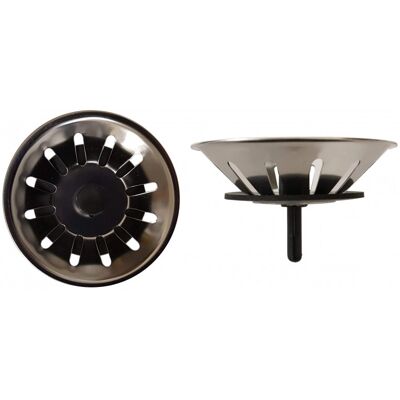 VALENTIN - Cestello Rimovibile In Acciaio Inox Con Bordi, Diametro 78mm VALENTIN - Cestello Rimovibile In Acciaio Inox Con Bordi, Diametro 78mm