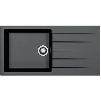 ALVEUS Cadit - Lavello In Granito 100x50 Cm, Quick-close, Carbon 1149163 ALVEUS Cadit - Lavello In Granito 100x50 Cm, Quick-close, Carbon 1149163