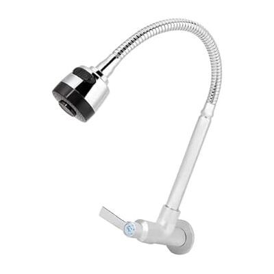 HABITEX Rubinetto Da Cucina A Parete In Metallo G1/2 Pollici, Rotazione 360°, 2 Modalità Con Maniglia Unica, Per Casa, Giardino, Bagno, Lavanderia. HABITEX Rubinetto Da Cucina A Parete In Metallo G1/2 Pollici, Rotazione 360°, 2 Modalità Con Maniglia Unica, Per Casa, Giardino, Bagno, Lavanderia.