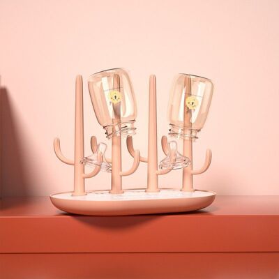 TAPWORKS Stendino Biberon - Stendino Biberon, Porta-bottiglie - Rack Cactus - Stendino Biberon Rosa - Rack Rose In Pp - Porta-biberon Pp TAPWORKS Stendino Biberon - Stendino Biberon, Porta-bottiglie - Rack Cactus - Stendino Biberon Rosa - Rack Rose In Pp - Porta-biberon Pp