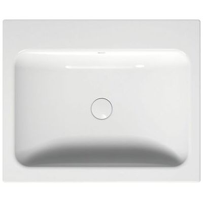 Lavabo integrato Bette - 60x49,5cm - Senza foro per il miscelatore - Acciaio titanio smaltato Lavabo integrato Bette - 60x49,5cm - Senza foro per il miscelatore - Acciaio titanio smaltato