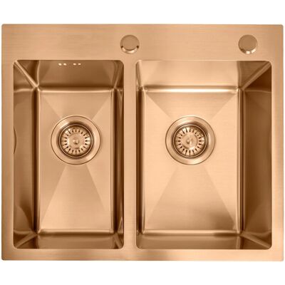 REA Lavello In Acciaio Toby Brush Copper REA Lavello In Acciaio Toby Brush Copper