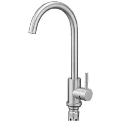 OEM Rubinetto Per Sola Acqua Fredda, Realizzato In Acciaio Inox Sus304, Per Lavello Da Cucina, Finitura Nichel Spazzolato, Ideale Per Camper. OEM Rubinetto Per Sola Acqua Fredda, Realizzato In Acciaio Inox Sus304, Per Lavello Da Cucina, Finitura Nichel Spazzolato, Ideale Per Camper.