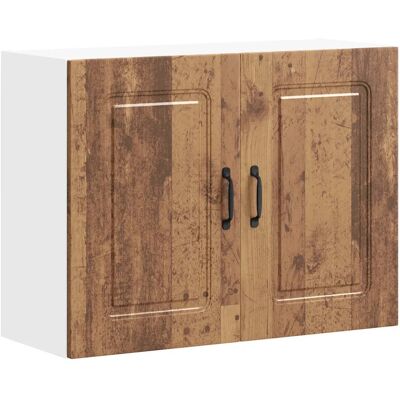 HELLOSHOP26 Pensile Da Cucina Salvaspazio 80 X 31 X 60 Cm Legno Composito Finitura Effetto Legno Anticato 020050000 HELLOSHOP26 Pensile Da Cucina Salvaspazio 80 X 31 X 60 Cm Legno Composito Finitura Effetto Legno Anticato 020050000