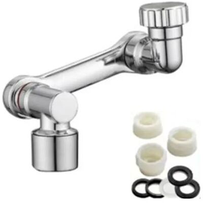 TAPWORKS Aeratore Rubinetto 1080° Di Rotazione Dell'ugello Spray Anti-spruzzi Estensibile Per Cucina E Bagno TAPWORKS Aeratore Rubinetto 1080° Di Rotazione Dell'ugello Spray Anti-spruzzi Estensibile Per Cucina E Bagno
