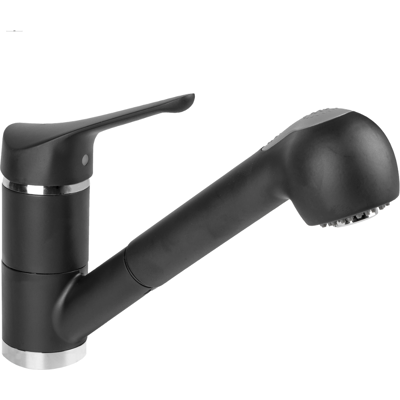 SCHLÄFER 5006520 - Rubinetto Per Cucina Nero Opaco Triest Con Doccetta Estraibile Due Getti, Miscelatore Per Lavello Con Beccuccio Girevole A 360°, Connettori G 3/8 Pollici, Ottone SCHLÄFER 5006520 - Rubinetto Per Cucina Nero Opaco Triest Con Doccetta Estraibile Due Getti, Miscelatore Per Lavello Con Beccuccio Girevole A 360°, Connettori G 3/8 Pollici, Ottone