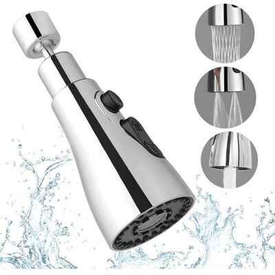 OEM Doccetta Estraibile A 3 Modalità Per Rubinetto Da Cucina - Ugello Girevole A 360 Gradi, Testina Per Rubinetto, Doccetta Estraibile Per Miscelatore Lavello, Prolunga Per Rubinetto Da Cucina (argento) OEM Doccetta Estraibile A 3 Modalità Per Rubinetto Da Cucina - Ugello Girevole A 360 Gradi, Testina Per Rubinetto, Doccetta Estraibile Per Miscelatore Lavello, Prolunga Per Rubinetto Da Cucina (argento)