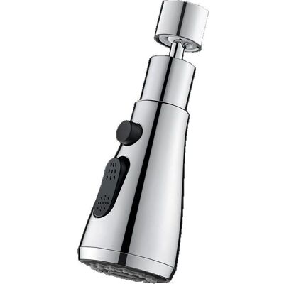 TAPWORKS Accessorio Per La Cucina Rubinetto - Bocca Girevole 360° Per Risparmiare L'Acqua, Rubinetto Da Cucina, Tubo Flessibile, 3-posizione Del Tubo Di Prolunga - Doccia-lavastoviglie In Acciaio Inox - Inoxyd TAPWORKS Accessorio Per La Cucina Rubinetto - Bocca Girevole 360° Per Risparmiare L'Acqua, Rubinetto Da Cucina, Tubo Flessibile, 3-posizione Del Tubo Di Prolunga - Doccia-lavastoviglie In Acciaio Inox - Inoxyd