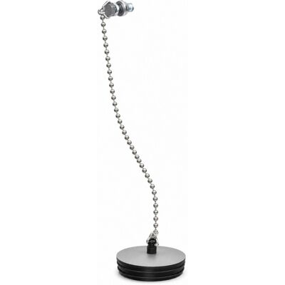 Lira Tappo Piletta Lavello 50,5 Mm, Catena Inox 35 Cm Lira Tappo Piletta Lavello 50,5 Mm, Catena Inox 35 Cm