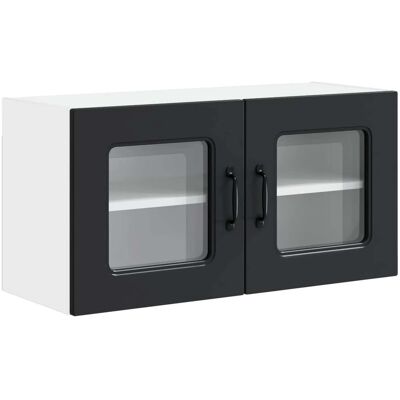 HELLOSHOP26 Mobile Da Cucina Rettangolare Con Ampio Spazio Contenitivo 80 X 31 X 40 Cm Realizzato In Legno Composito Nero 020053624 HELLOSHOP26 Mobile Da Cucina Rettangolare Con Ampio Spazio Contenitivo 80 X 31 X 40 Cm Realizzato In Legno Composito Nero 020053624
