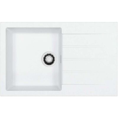 ALVEUS Cadit - Lavello In Granito 79x50 Cm, Quick-close, Glacier 1149139 ALVEUS Cadit - Lavello In Granito 79x50 Cm, Quick-close, Glacier 1149139