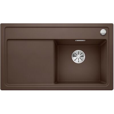 Blanco Zenar 45 - Lavello In Silgranit, 86x51 Cm, Con Comando Remoto Dello Scarico, Color Caffé 523798 - Blanco Zenar 45 - Lavello In Silgranit, 86x51 Cm, Con Comando Remoto Dello Scarico, Color Caffé 523798 -