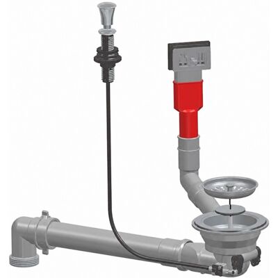 Lira - Scarico Automatico Del Lavandino Diametro 90mm, Scarico Automatico Con Tubo, Speciale Risparmio Di Spazio Lira - Scarico Automatico Del Lavandino Diametro 90mm, Scarico Automatico Con Tubo, Speciale Risparmio Di Spazio