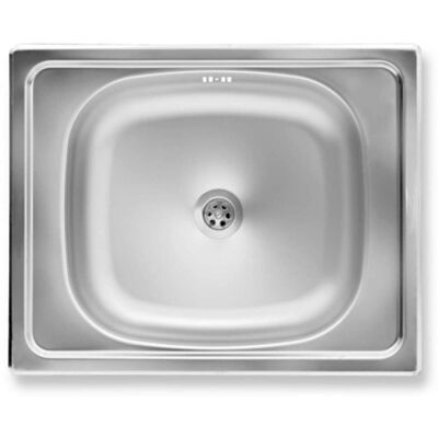 Lavello Cucina in Acciaio Inox Novaservis - 400x500mm, Troppopieno, Garanzia 5 Anni Lavello Cucina in Acciaio Inox Novaservis - 400x500mm, Troppopieno, Garanzia 5 Anni