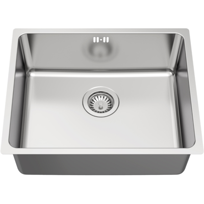 ESSEBAGNO Inoxa Lavello 1 Vasca 54x44 In Acciaio Inox ESSEBAGNO Inoxa Lavello 1 Vasca 54x44 In Acciaio Inox