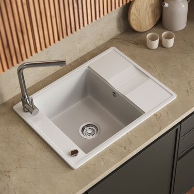 Vicco Lavello Osaka, Bianco, 67 X 50 Cm, Bergström Vicco Lavello Osaka, Bianco, 67 X 50 Cm, Bergström