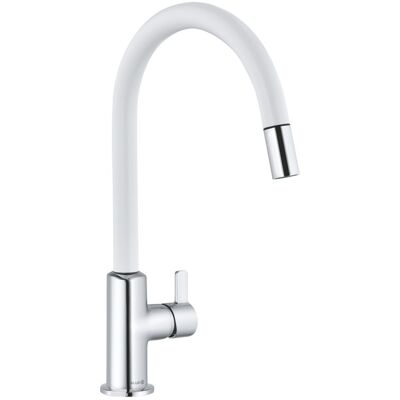 KLUDI Bingo Star Xs - Miscelatore Da Lavello, Cromo/bianco Opaco 468519378 - KLUDI Bingo Star Xs - Miscelatore Da Lavello, Cromo/bianco Opaco 468519378 -
