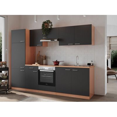 Respekta Cucina Blocco Cucina Blocco Cucina Cucina Componibile Faggio Grigio Gerda 270 Cm Respecta Respekta Cucina Blocco Cucina Blocco Cucina Cucina Componibile Faggio Grigio Gerda 270 Cm Respecta