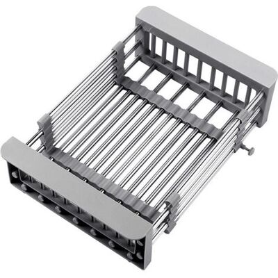 OEM Scolapiatti Estensibile, Cestello Di Scarico Telescopico In Acciaio Inox, Scolapiatti Estensibile E Portabottiglie Per Frutta Sopra Il Lavello (grigio) OEM Scolapiatti Estensibile, Cestello Di Scarico Telescopico In Acciaio Inox, Scolapiatti Estensibile E Portabottiglie Per Frutta Sopra Il Lavello (grigio)