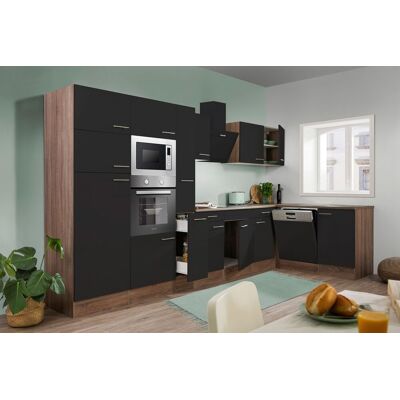 Respekta York cucina angolare nera - cucina Respekta York cucina angolare nera - cucina